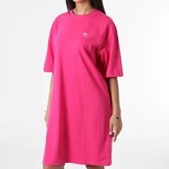 Adidas Originals Robe Sweat Crewneck Femme HG6238 Rose -Promos Sublisane Magasin adidas 313686 HG6238 20220420T143351 03