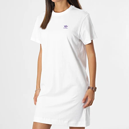 Adidas Originals Robe Tee Shirt Femme HL6613 Blanc 4 Adidas Originals Robe Tee Shirt Femme HL6613 Blanc â Image 3