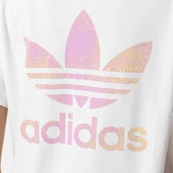 Adidas Originals Robe Tee Shirt Femme HL6613 Blanc 10 Adidas Originals Robe Tee Shirt Femme HL6613 Blanc -Promos Sublisane Magasin adidas 327477 HL6613 20220719T142946 04
