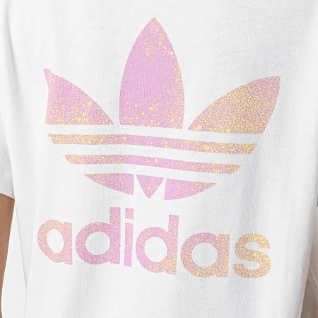 Adidas Originals Robe Tee Shirt Femme HL6613 Blanc 5 Adidas Originals Robe Tee Shirt Femme HL6613 Blanc â Image 4