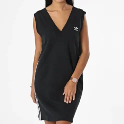 Adidas Originals Robe Sweat Femme HM2134 Noir -Promos Sublisane Magasin adidas 329837 HM2134 20220811T155213 04