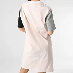 Adidas Sportswear Robe Tee Shirt Femme 3 Stripes IC1462 Rose -Promos Sublisane Magasin adidas 354290 IC1462 20230126T155016 06