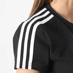 Adidas Sportswear Robe Tee Shirt Femme IC8785 Noir -Promos Sublisane Magasin adidas 356286 IC8785 20230208T152848 04