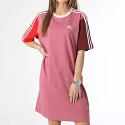 Adidas Sportswear Robe Tee Shirt Femme IC1461 Rose