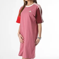 Adidas Sportswear Robe Tee Shirt Femme IC1461 Rose -Promos Sublisane Magasin adidas 357254 IC1461 20230208T152825 03