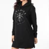 Robe Capuche Sweat Femme Logo Noir -Promos Sublisane Magasin anthill 242789 ANTHILL ROBCP LOGO NOI 20201118T114849 01