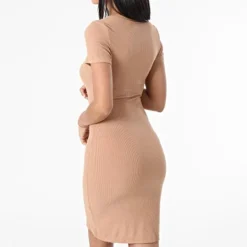 Robe Femme Harper Camel -Promos Sublisane Magasin brave soul 313543 LDRJ HARPERPKC CAMEL 20220415T154743 04