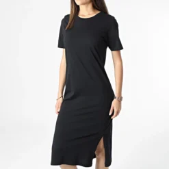 Robe Tee Shirt Femme Otto Noir -Promos Sublisane Magasin brave soul 313544 LDRJ 36OTTO BLACK 20220421T153602 03