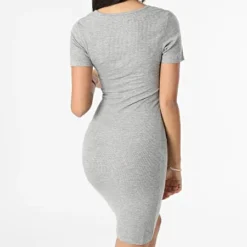 Robe Femme Harper Gris Chiné 9 Robe Femme Harper Gris Chiné -Promos Sublisane Magasin brave soul 313546 LDRJ 69HARPERPKB GREY MARL 20220412T144358 04
