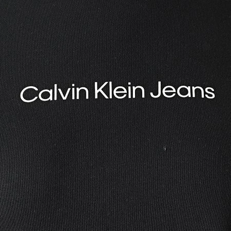 Calvin Klein Robe Sweat Crewneck Femme Shrunken Institutional 7696 Noir 4 Calvin Klein Robe Sweat Crewneck Femme Shrunken Institutional 7696 Noir – Image 2