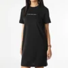 Calvin Klein Robe Tee Shirt Femme A Bandes 9916 Noir -Promos Sublisane Magasin calvin klein 315559 J20J219916 BEH 20220429T162822 01