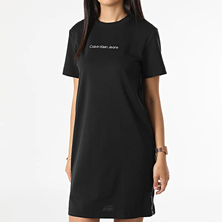 Calvin Klein Robe Tee Shirt Femme A Bandes 9916 Noir 3 Calvin Klein Robe Tee Shirt Femme A Bandes 9916 Noir