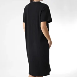 Calvin Klein Robe Femme Badge RIB 9857 Noir -Promos Sublisane Magasin calvin klein 342078 J20J219857 BEH 20221020T160400 04