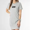Calvin Klein Robe Tee Shirt Loungewear Femme QS6944E Gris Chiné -Promos Sublisane Magasin calvin klein 353875 QS6944E P7A 20230126T154803 01