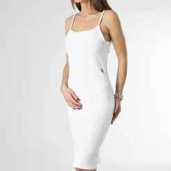 Calvin Klein Robe Femme 1149 Blanc