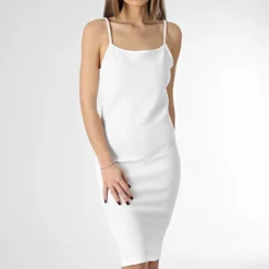 Calvin Klein Robe Femme 1149 Blanc -Promos Sublisane Magasin calvin klein 354354 J20J221149 YAF 20230126T154750 03