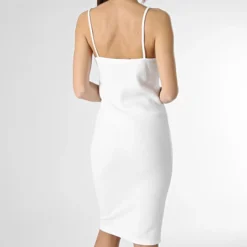 Calvin Klein Robe Femme 1149 Blanc -Promos Sublisane Magasin calvin klein 354354 J20J221149 YAF 20230126T154751 04