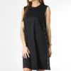 Calvin Klein Robe Débardeur A Bandes Femme 0758 Noir 2 Calvin Klein Robe Débardeur A Bandes Femme 0758 Noir -Promos Sublisane Magasin calvin klein 354406 J20J220758 BEH 20230126T154659 01