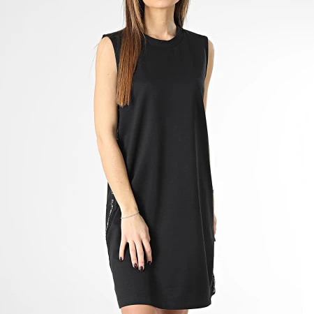 Calvin Klein Robe Débardeur A Bandes Femme 0758 Noir 5 Calvin Klein Robe Débardeur A Bandes Femme 0758 Noir – Image 3