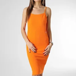 Calvin Klein Robe Femme 1149 Orange -Promos Sublisane Magasin calvin klein 354418 J20J221149 SCB 20230126T154735 03