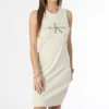 Calvin Klein Robe Débardeur Femme Mineral Dye Rib 1563 Beige -Promos Sublisane Magasin calvin klein 358031 J20J221563 ACI 20230208T152438 01