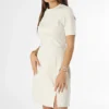 Calvin Klein Robe Manches Courtes Femme Tape Milano 1408 Beige 2 Calvin Klein Robe Manches Courtes Femme Tape Milano 1408 Beige -Promos Sublisane Magasin calvin klein 371032 J20J221408 ACF 20230524T140109 01