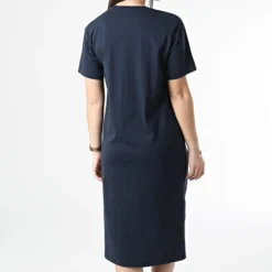 Champion Robe Tee Shirt Femme Oversize 114890 Bleu Marine 9 Champion Robe Tee Shirt Femme Oversize 114890 Bleu Marine -Promos Sublisane Magasin champion 306886 114890 BS501 20220310T152656 04