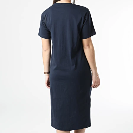 Champion Robe Tee Shirt Femme Oversize 114890 Bleu Marine 6 Champion Robe Tee Shirt Femme Oversize 114890 Bleu Marine – Image 4