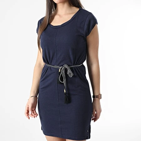 Deeluxe Robe Femme Time Bleu Marine 5 Deeluxe Robe Femme Time Bleu Marine – Image 3