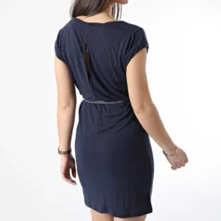 Deeluxe Robe Femme Time Bleu Marine 9 Deeluxe Robe Femme Time Bleu Marine -Promos Sublisane Magasin deeluxe 308043 02T212W NAVY 20220309T150600 04