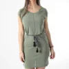 Deeluxe Robe Femme Time Vert Kaki 2 Deeluxe Robe Femme Time Vert Kaki -Promos Sublisane Magasin deeluxe 308047 02T212W KHAKI 20220309T150614 01