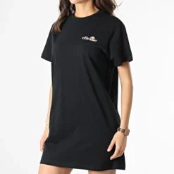 Ellesse Robe Tee Shirt Femme Adore Noir