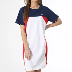 Fila Robe Tee Shirt Femme Balikesir Blanc Bleu Marine 8 Fila Robe Tee Shirt Femme Balikesir Blanc Bleu Marine -Promos Sublisane Magasin fila 356008 FAW0454 13006 20230208T152808 03