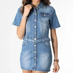 Robe Jean Femme 3015 Bleu Denim -Promos Sublisane Magasin girls outfit 308916 3015 BLUE JEAN 20220325T133903 03