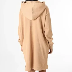 Robe Sweat Capuche Femme Rock Camel 9 Robe Sweat Capuche Femme Rock Camel -Promos Sublisane Magasin girls outfit 334530 JW22 314 01 SABLE 20220906T150319 04