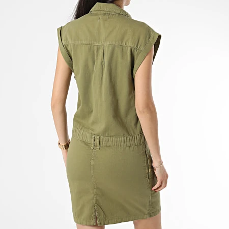 Robe Femme Vert Kaki 6 Robe Femme Vert Kaki – Image 4