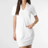 Robe Femme Blanc -Promos Sublisane Magasin girls outfit 356301 314 02 WHITE 20230210T162227 01