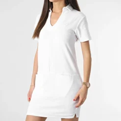 Robe Femme Blanc 8 Robe Femme Blanc -Promos Sublisane Magasin girls outfit 356301 314 02 WHITE 20230210T162230 03