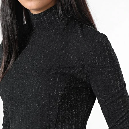 Guess Robe Femme Manches Longues W2BK45-KBDW0 Noir 4 Guess Robe Femme Manches Longues W2BK45-KBDW0 Noir – Image 2