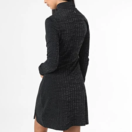 Guess Robe Femme Manches Longues W2BK45-KBDW0 Noir 6 Guess Robe Femme Manches Longues W2BK45-KBDW0 Noir – Image 4