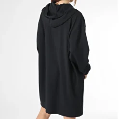 Hugo Robe Sweat Capuche Pure 50484457 Noir -Promos Sublisane Magasin hugo 353128 50484457 001 20230126T155214 04