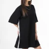 Hugo Robe Tee Shirt Femme Nashonda 50490478 Noir