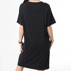 Hugo Robe Tee Shirt Femme Unite 50490711 Noir -Promos Sublisane Magasin hugo 362774 50490711 001 20230329T152851 04