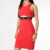 Hugo Robe Femme Nassari 50495065 Rouge -Promos Sublisane Magasin hugo 370023 50495065 693 20230526T105806 01