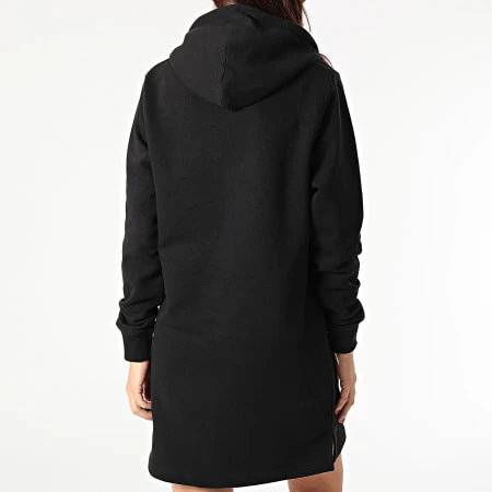 Robe Sweat Capuche Femme Unstoppable Logo Noir 6 Robe Sweat Capuche Femme Unstoppable Logo Noir – Image 4