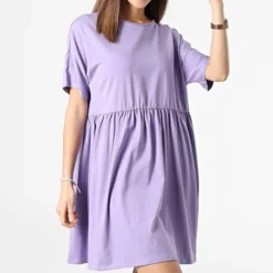 Noisy May Robe Femme Kerry Violet -Promos Sublisane Magasin noisy may 296688 27015315 CHALK VIOLET 20220103T163003 03