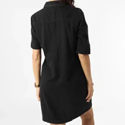 Noisy May Robe Jean Femme Signe Noir -Promos Sublisane Magasin noisy may 300345 27019615 BLACK 20220204T160442 04