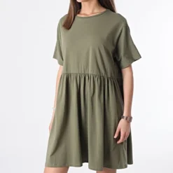 Noisy May Robe Femme Kerry Vert Kaki -Promos Sublisane Magasin noisy may 303130 27015315 BURNT OLIVE 20220225T135431 03