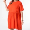 Noisy May Robe Femme Kerry Orange -Promos Sublisane Magasin noisy may 303132 27015315 CHERRY TOMATO 20220225T135331 01