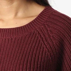 Noisy May Robe Pull Femme Siesta Bordeaux -Promos Sublisane Magasin noisy may 326824 27002835 WINDSOR WINE 20220713T152937 02